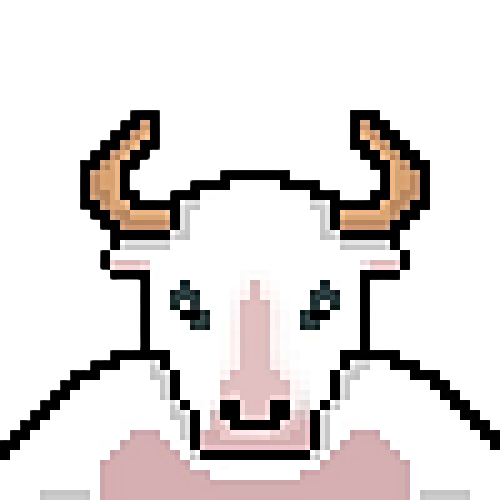 SOLBULLS pixel bull mascot